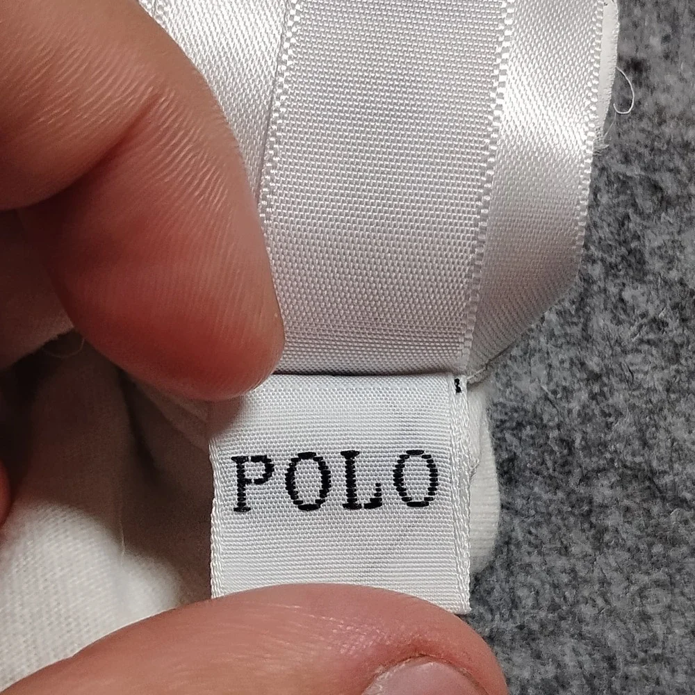 Polo Ralph Lauren Bear Long Sleeve Shirt Youth L 14-16 White Holiday Graphic